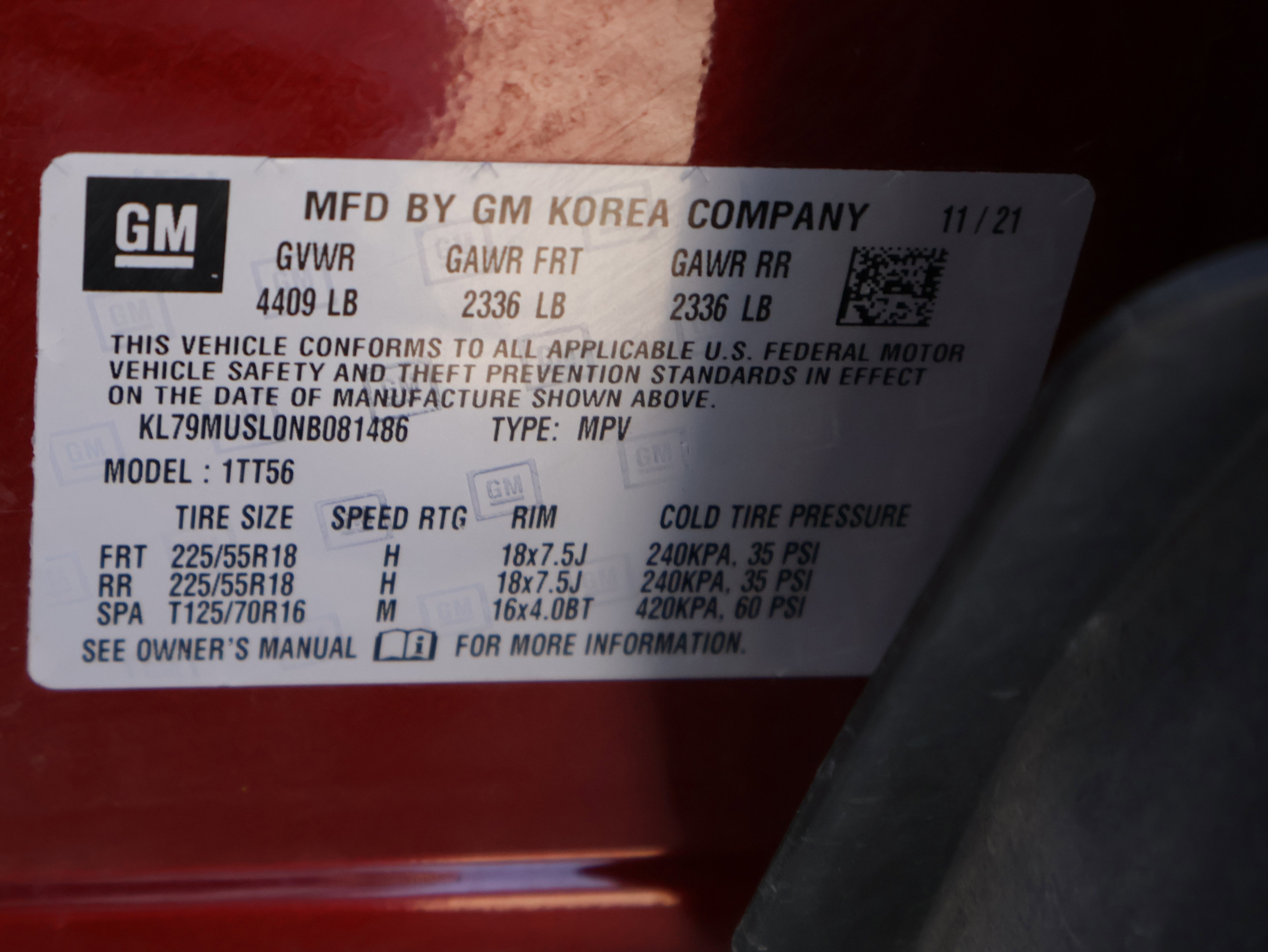 Used 2022 Chevrolet TrailBlazer RS w/ Sun and Liftgate Package image 42