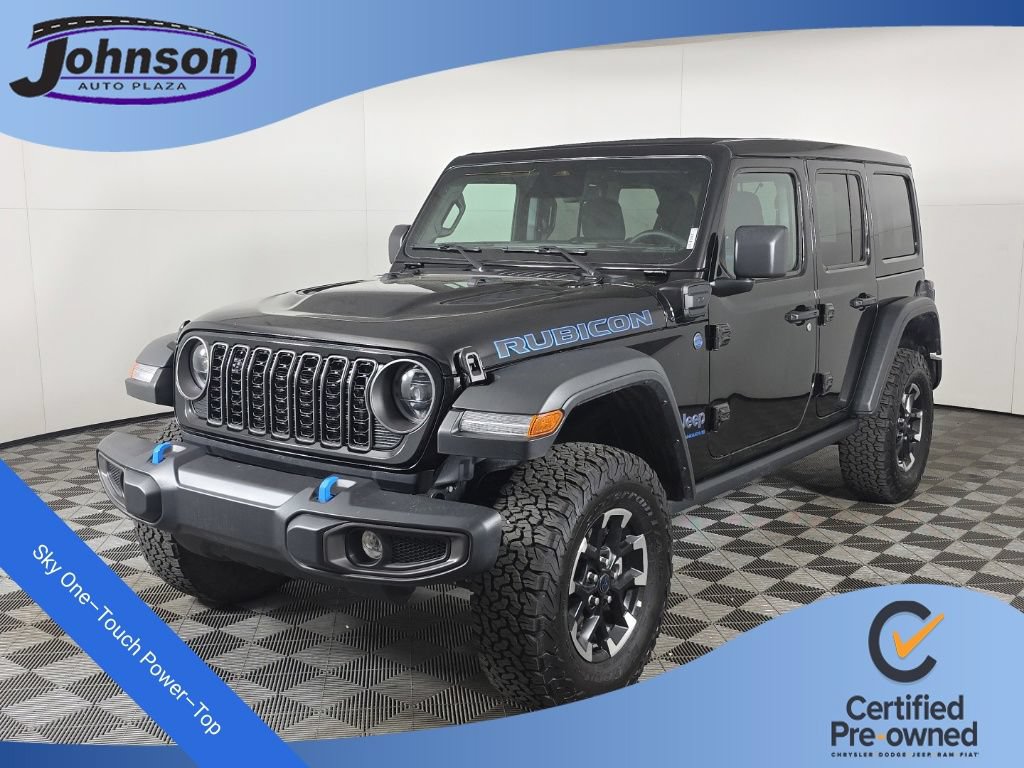 Certified 2025 Jeep Wrangler Unlimited Rubicon 4xe w/ Convenience Group AWD/4WD image 1