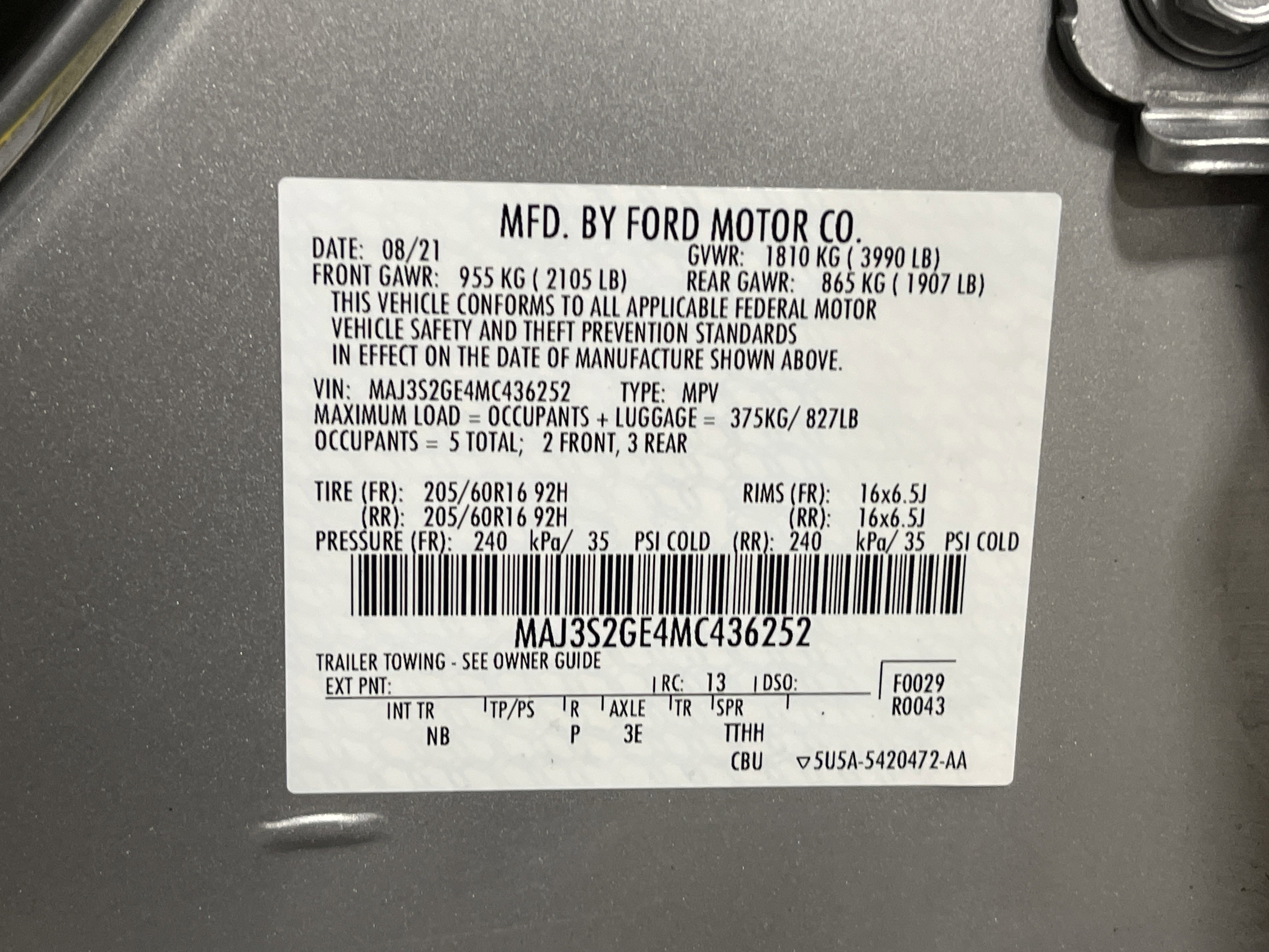 Used 2021 Ford EcoSport SE image 27