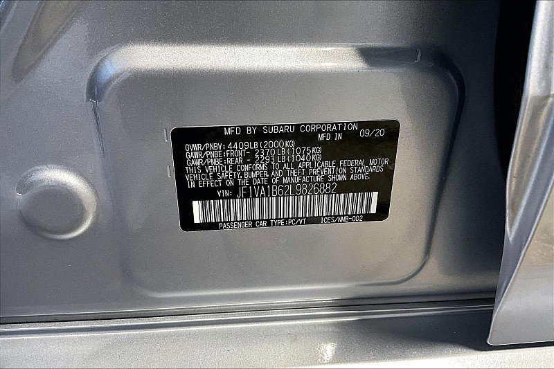 Used 2020 Subaru WRX Premium w/ Performance Package AWD/4WD image 27
