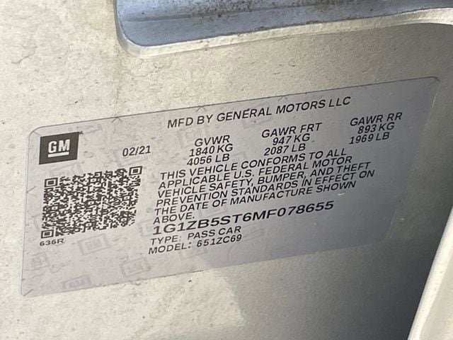 Used 2021 Chevrolet Malibu LS image 28