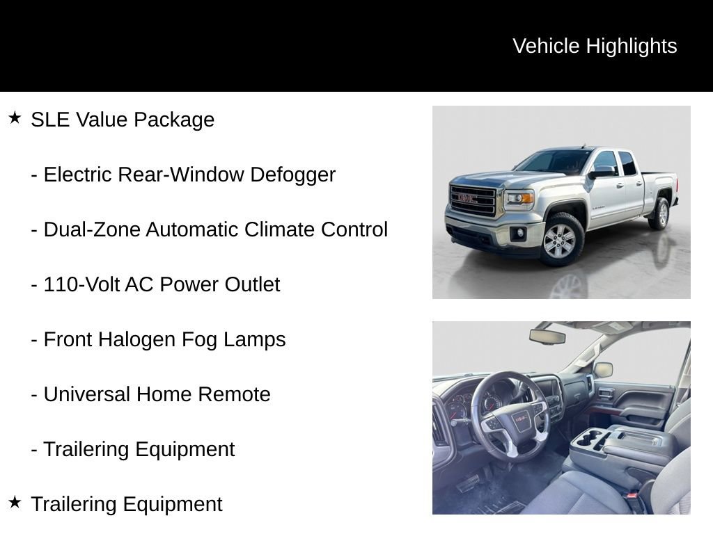 Used 2015 GMC Sierra 1500 SLE w/ SLE Value Package AWD/4WD image 26