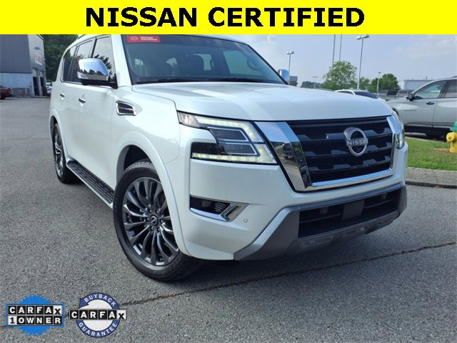 Certified 2024 Nissan Armada Platinum w/ Captain's Chairs Package