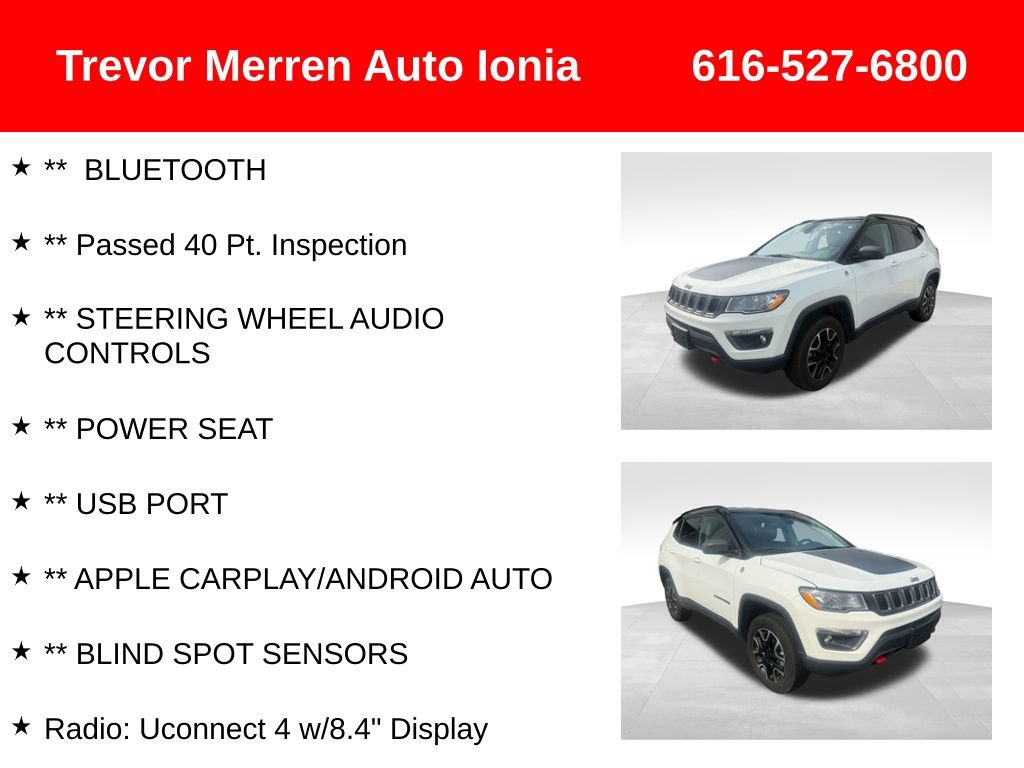 Used 2021 Jeep Compass Trailhawk AWD/4WD image 13