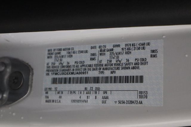 Used 2021 Ford Escape SE FWD image 33