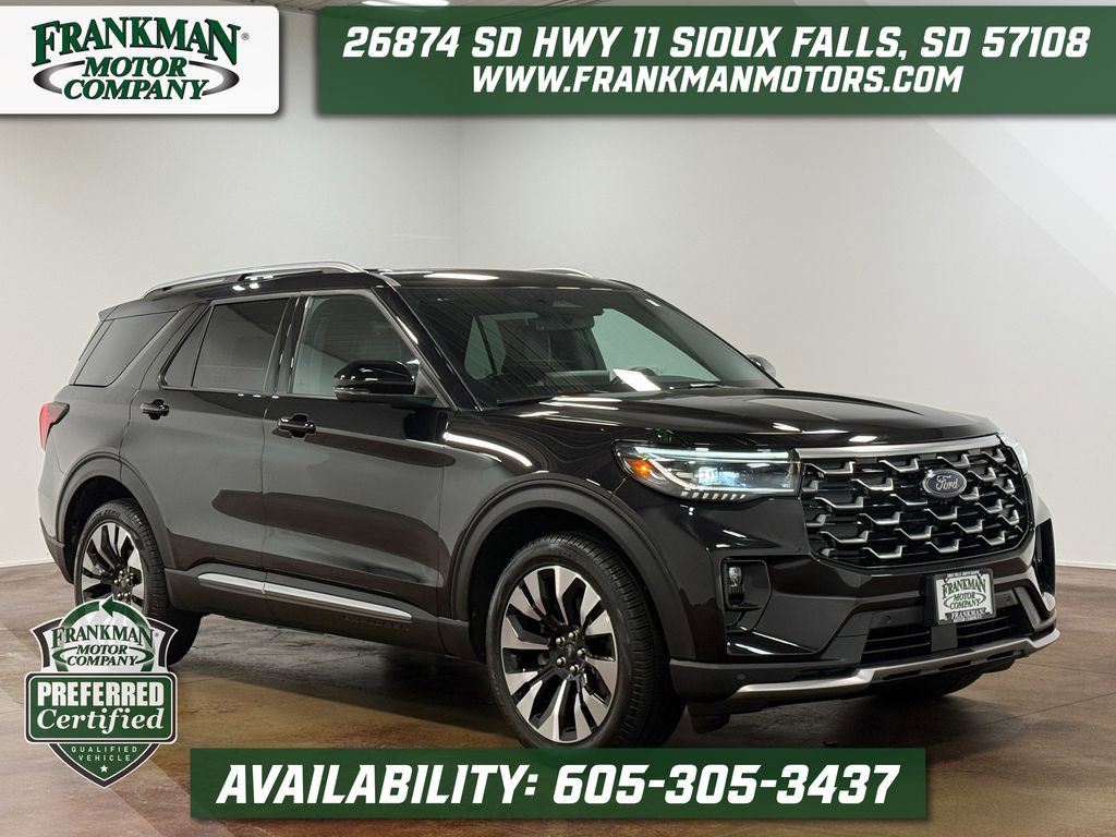 Used 2025 Ford Explorer Platinum w/ LUX Leather Package AWD/4WD image 1