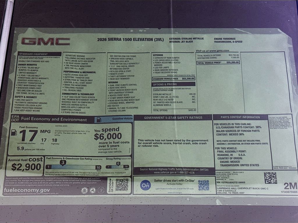 New 2026 GMC Sierra 1500 Elevation image 20