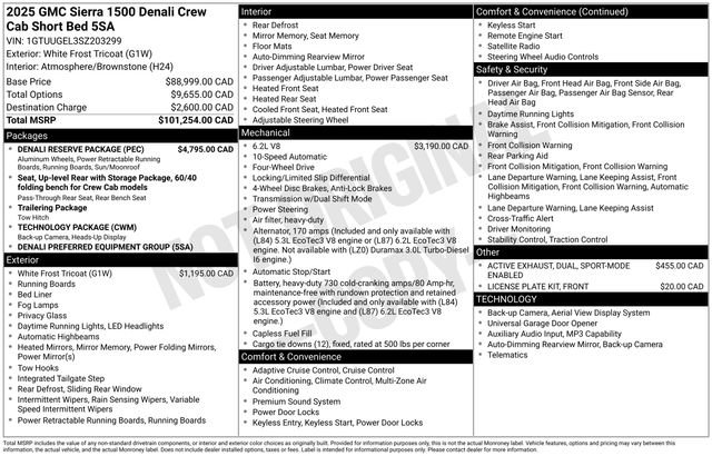 Used 2025 GMC Sierra 1500 Denali w/ Denali Reserve Package AWD/4WD image 20
