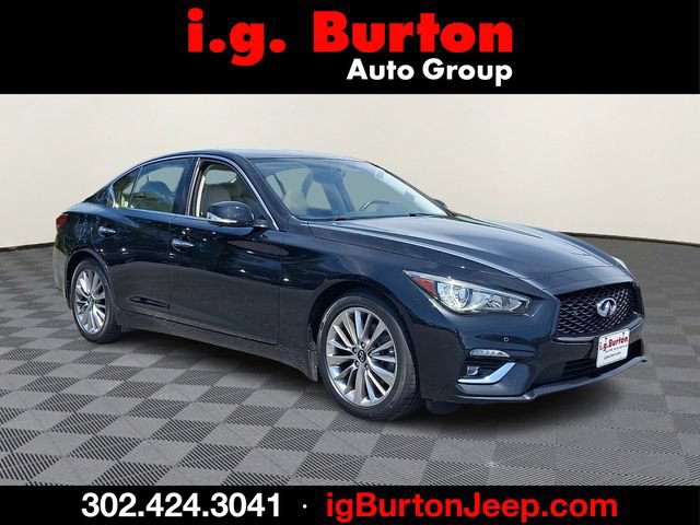 Used 2021 INFINITI Q50 Luxe w/ All Weather Package AWD/4WD image 1
