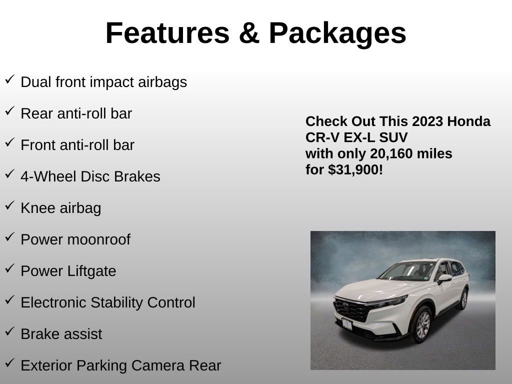 Certified 2023 Honda CR-V EX-L image 16