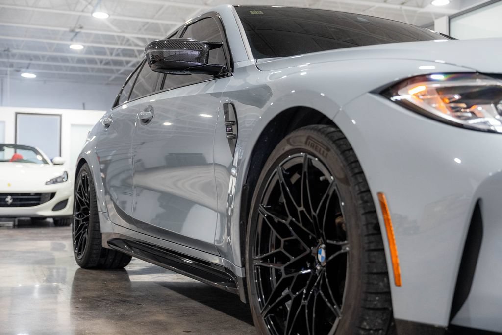 Used 2024 BMW M3 Competition w/ M Carbon Exterior Package RWD image 27