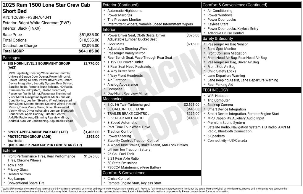 Used 2025 RAM 1500 Lone Star AWD/4WD image 42