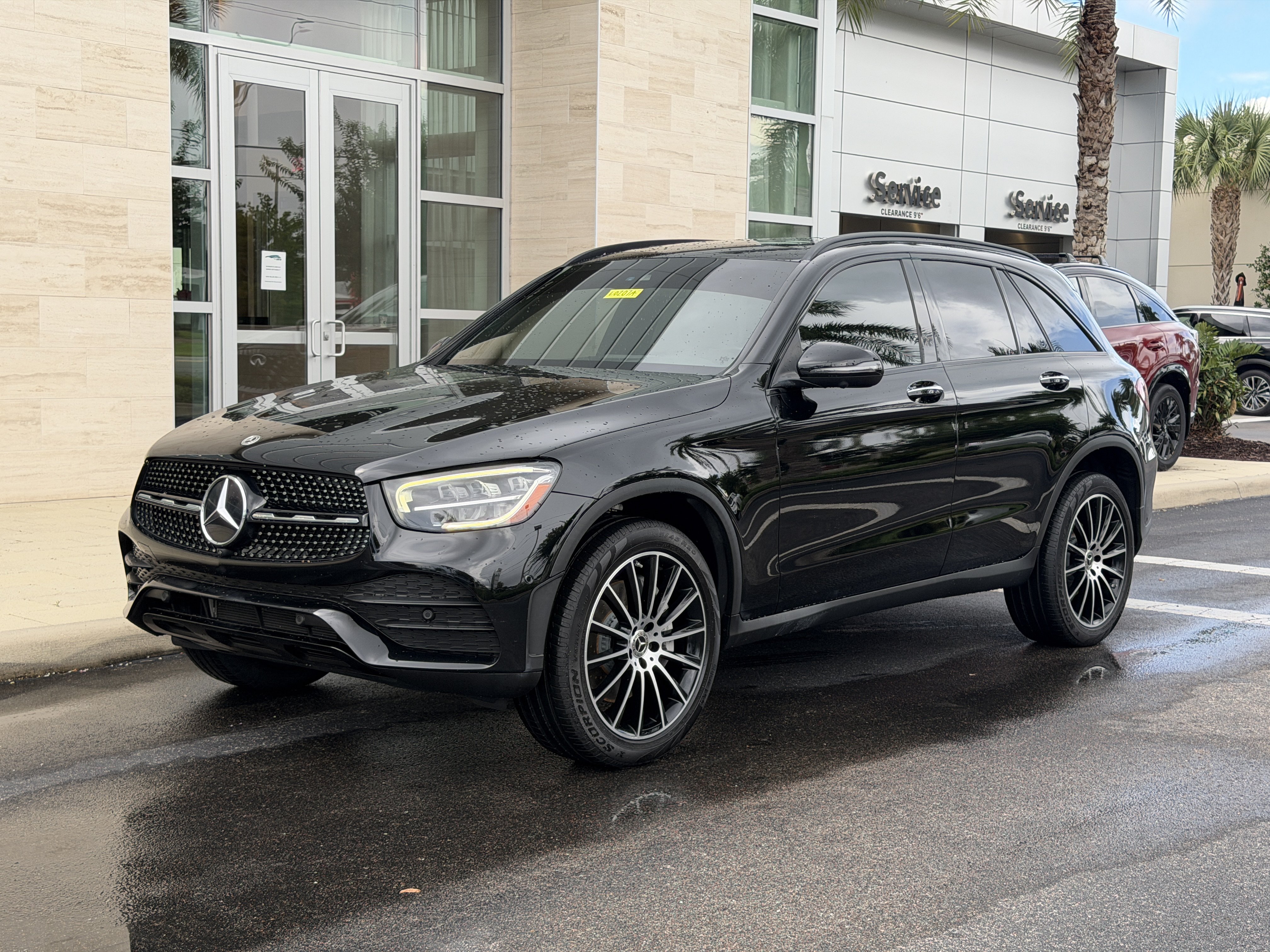 Used 2022 Mercedes-Benz GLC 300 w/ AMG Line image 3