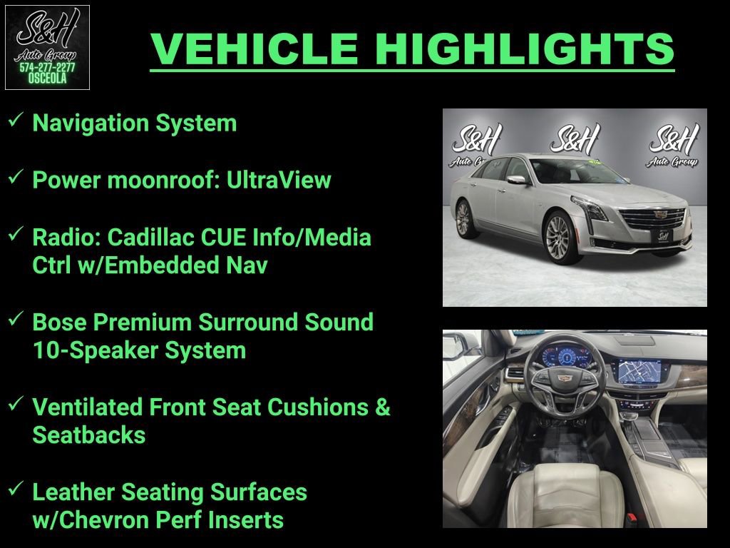 Used 2016 Cadillac CT6 Premium Luxury w/ Comfort Package image 3