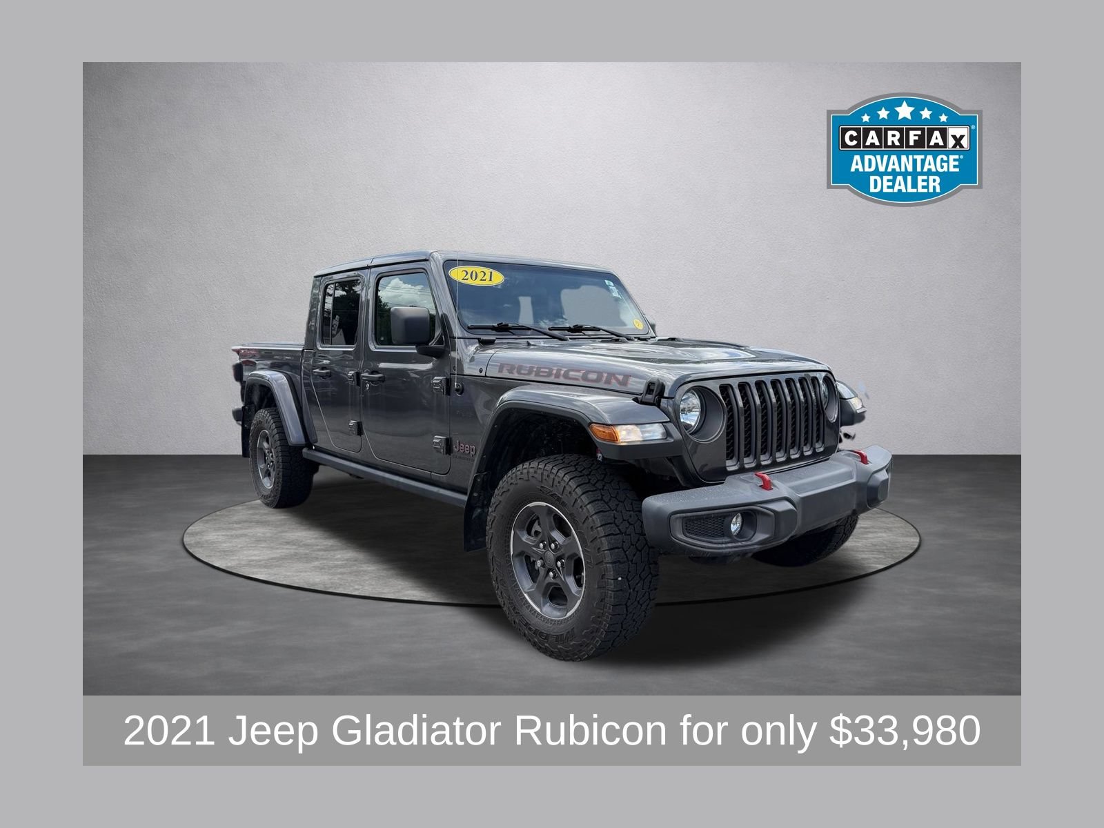 Used 2021 Jeep Gladiator Rubicon w/ Trailer Tow Package AWD/4WD 360° Tour