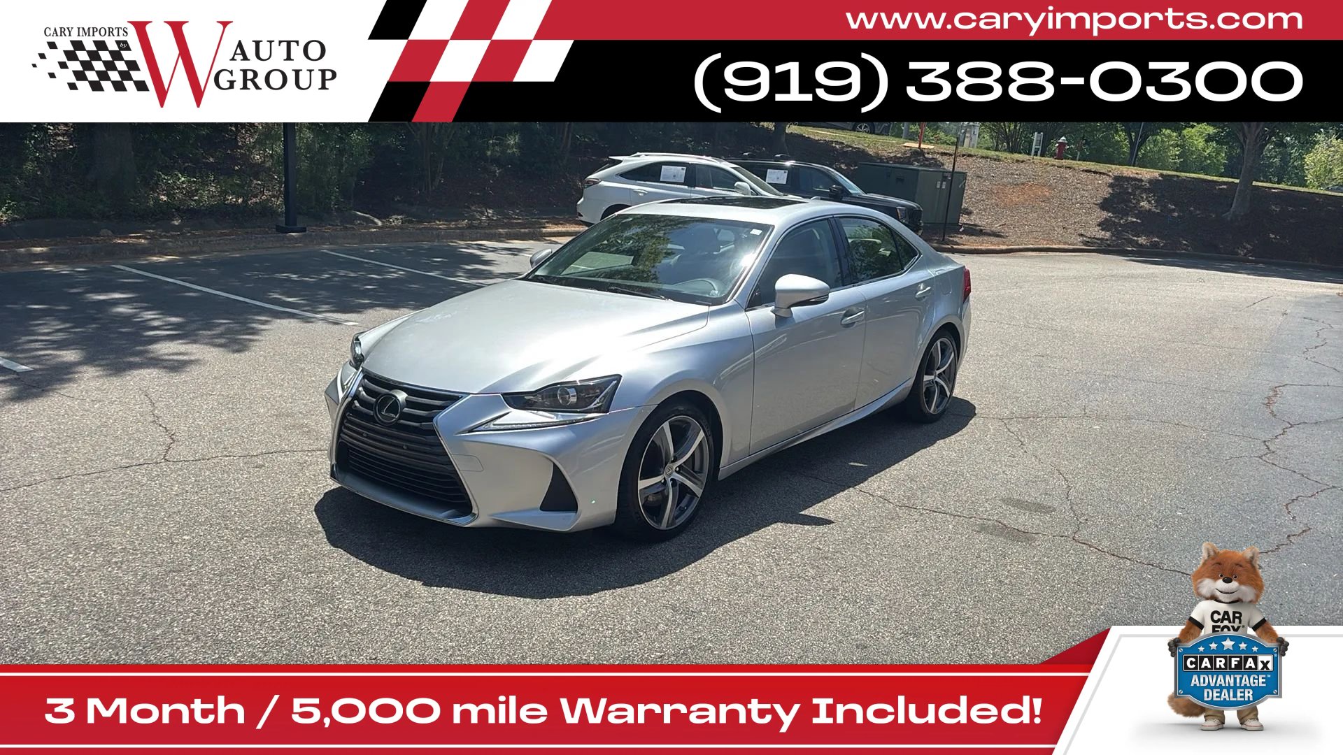 Used 2019 Lexus IS 300 AWD w/ Navigation Package