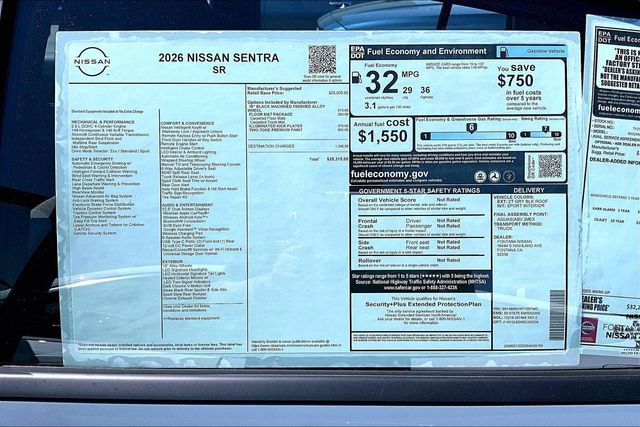 New 2026 Nissan Sentra SR image 13