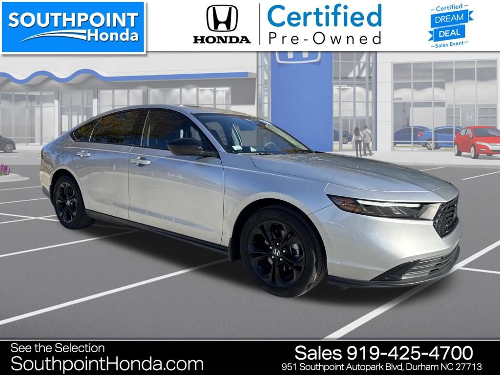 Certified 2025 Honda Accord SE