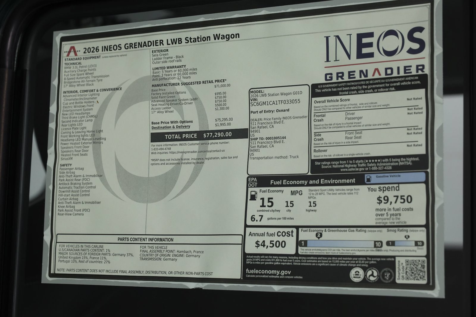 New 2026 INEOS Grenadier Station Wagon AWD/4WD image 22