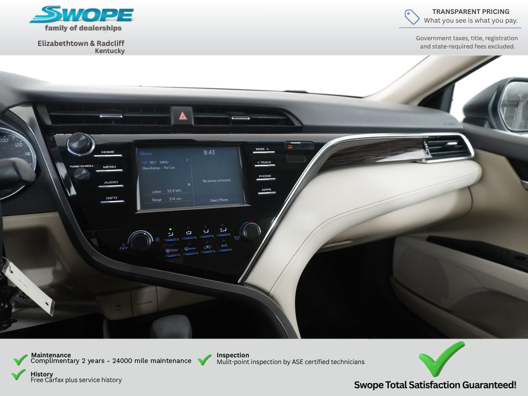 Used 2018 Toyota Camry LE FWD image 22