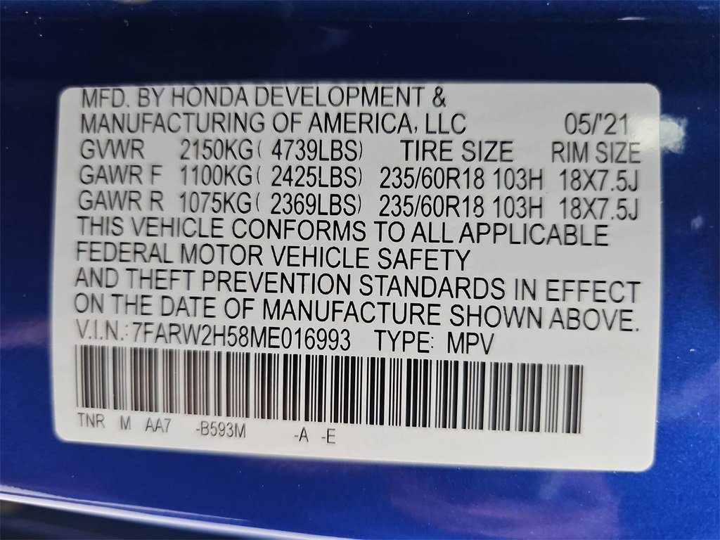 Used 2021 Honda CR-V EX image 45