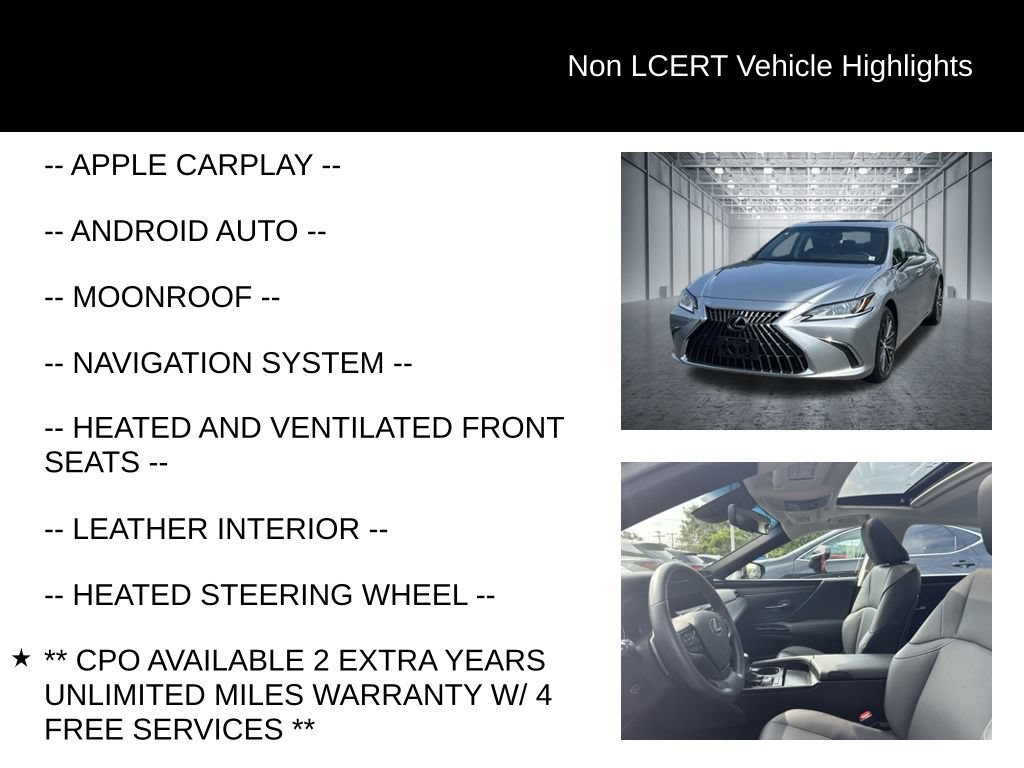 Used 2024 Lexus ES 350 w/ Premium Package FWD image 28