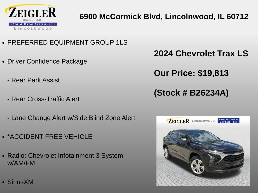 Used 2024 Chevrolet Trax LS w/ Driver Confidence Package FWD image 6