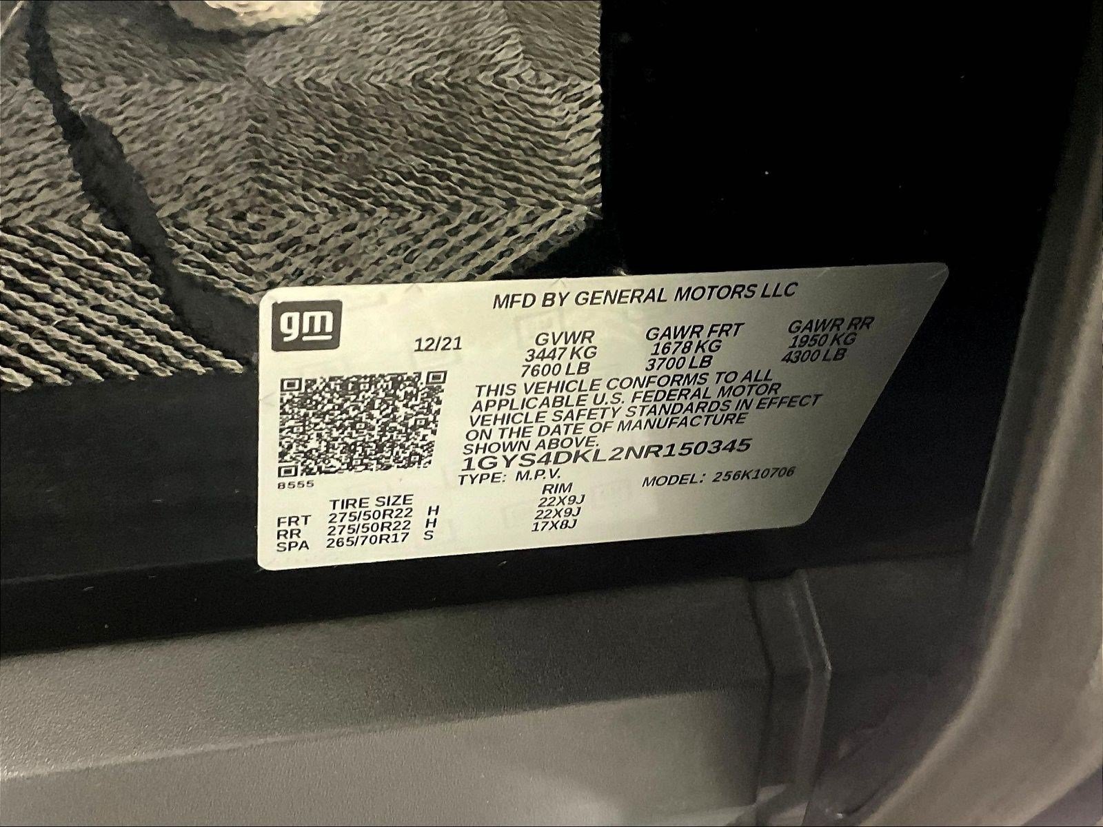 Used 2022 Cadillac Escalade Premium Luxury Platinum w/ LPO, Radiant Package AWD/4WD image 19