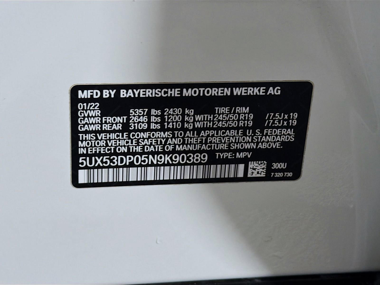 Used 2022 BMW X3 xDrive30i w/ Convenience Package image 36