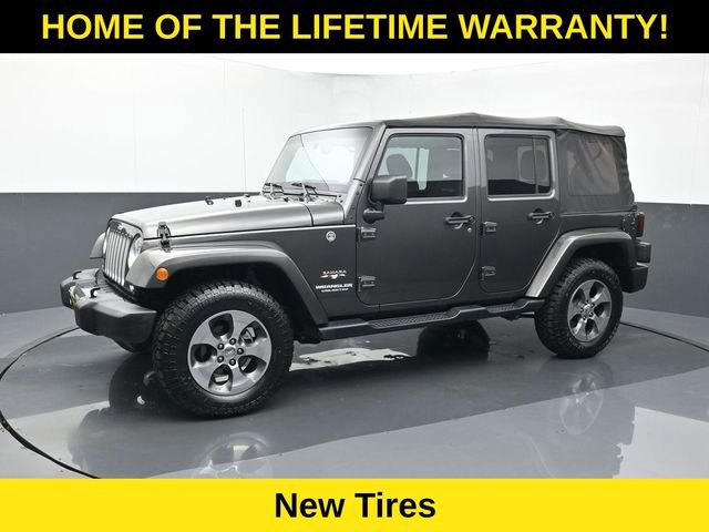 Used 2017 Jeep Wrangler Unlimited Sahara w/ Max Tow Package AWD/4WD image 2