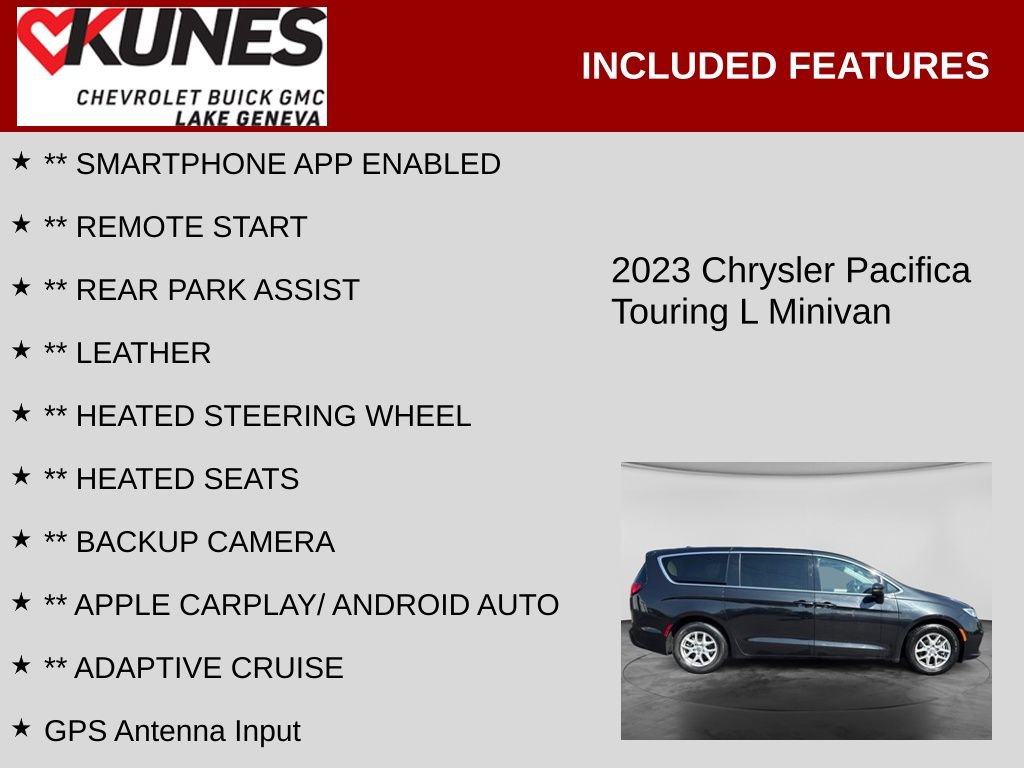 Used 2023 Chrysler Pacifica Touring-L FWD image 2