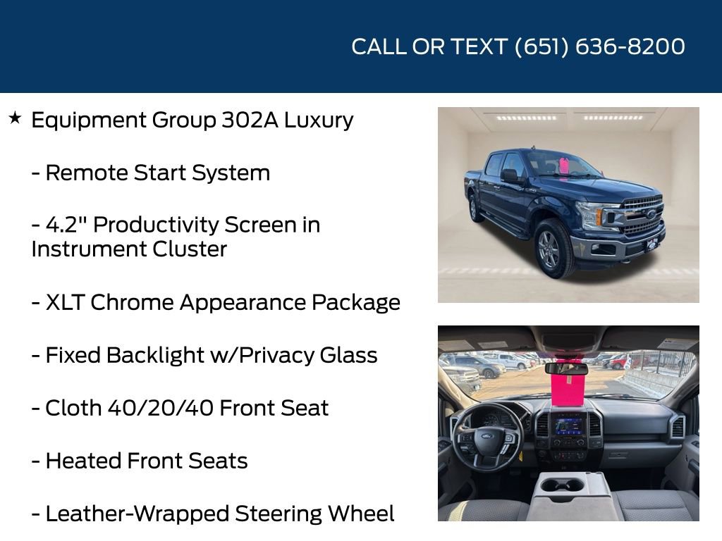 Used 2019 Ford F150 XLT w/ Equipment Group 302A Luxury image 10