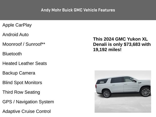 Used 2024 GMC Yukon XL Denali AWD/4WD image 4