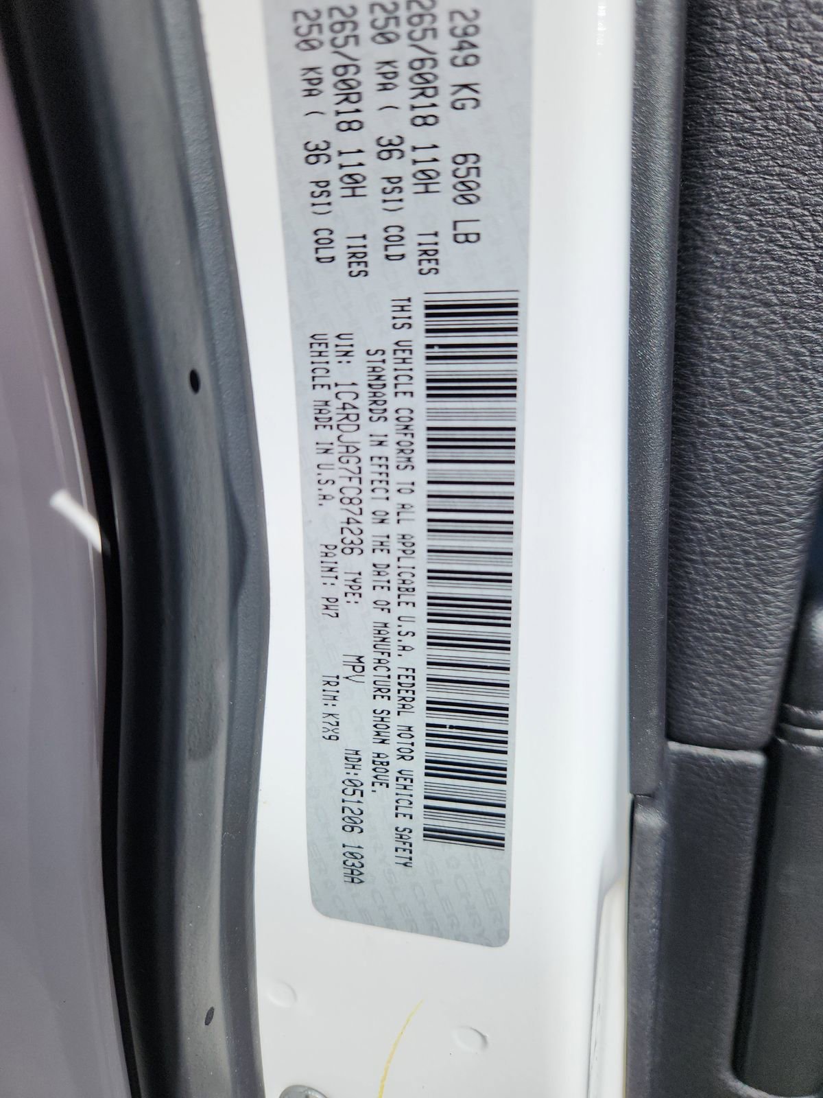 Used 2015 Dodge Durango SXT w/ Quick Order Package 23B image 20