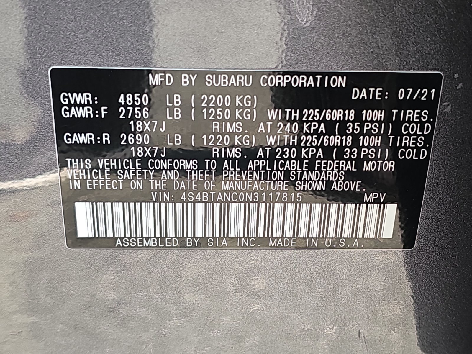 Used 2022 Subaru Outback Limited AWD/4WD image 38