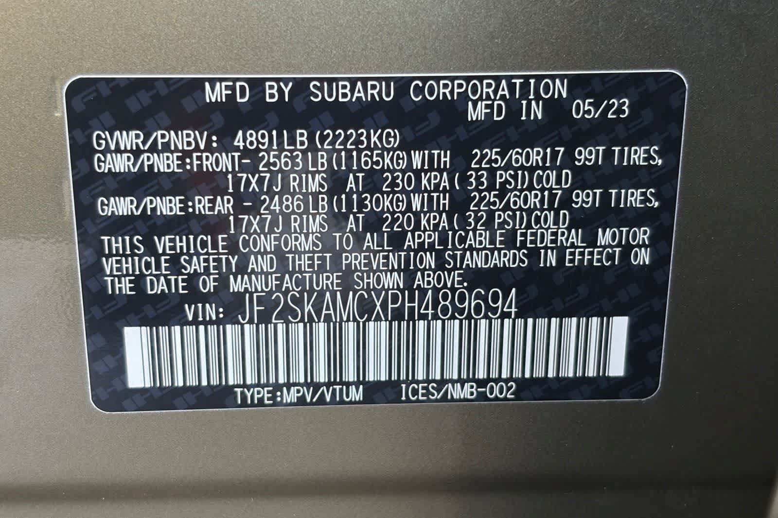 Certified 2023 Subaru Forester Wilderness AWD/4WD image 32