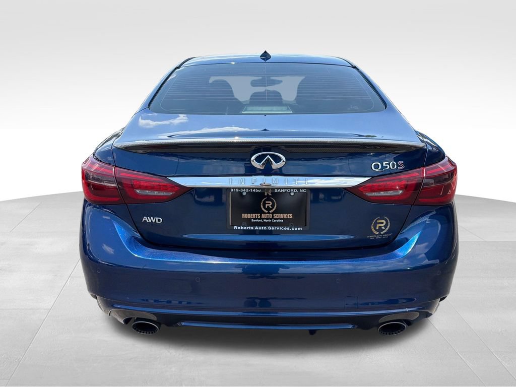 Used 2018 INFINITI Q50 Red Sport 400 w/ Proactive Package AWD/4WD image 4