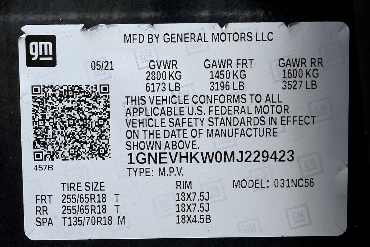 Used 2021 Chevrolet Traverse LT AWD/4WD image 44