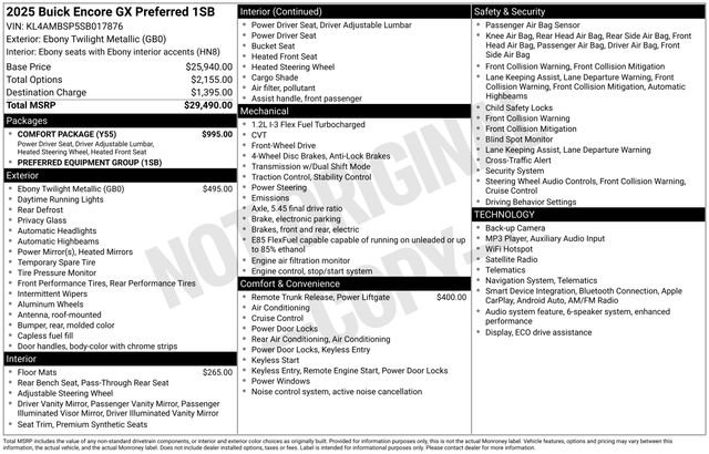 Used 2025 Buick Encore GX Preferred w/ Comfort Package FWD image 6