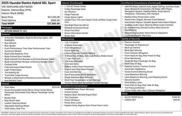 New 2025 Hyundai Elantra SEL image 4
