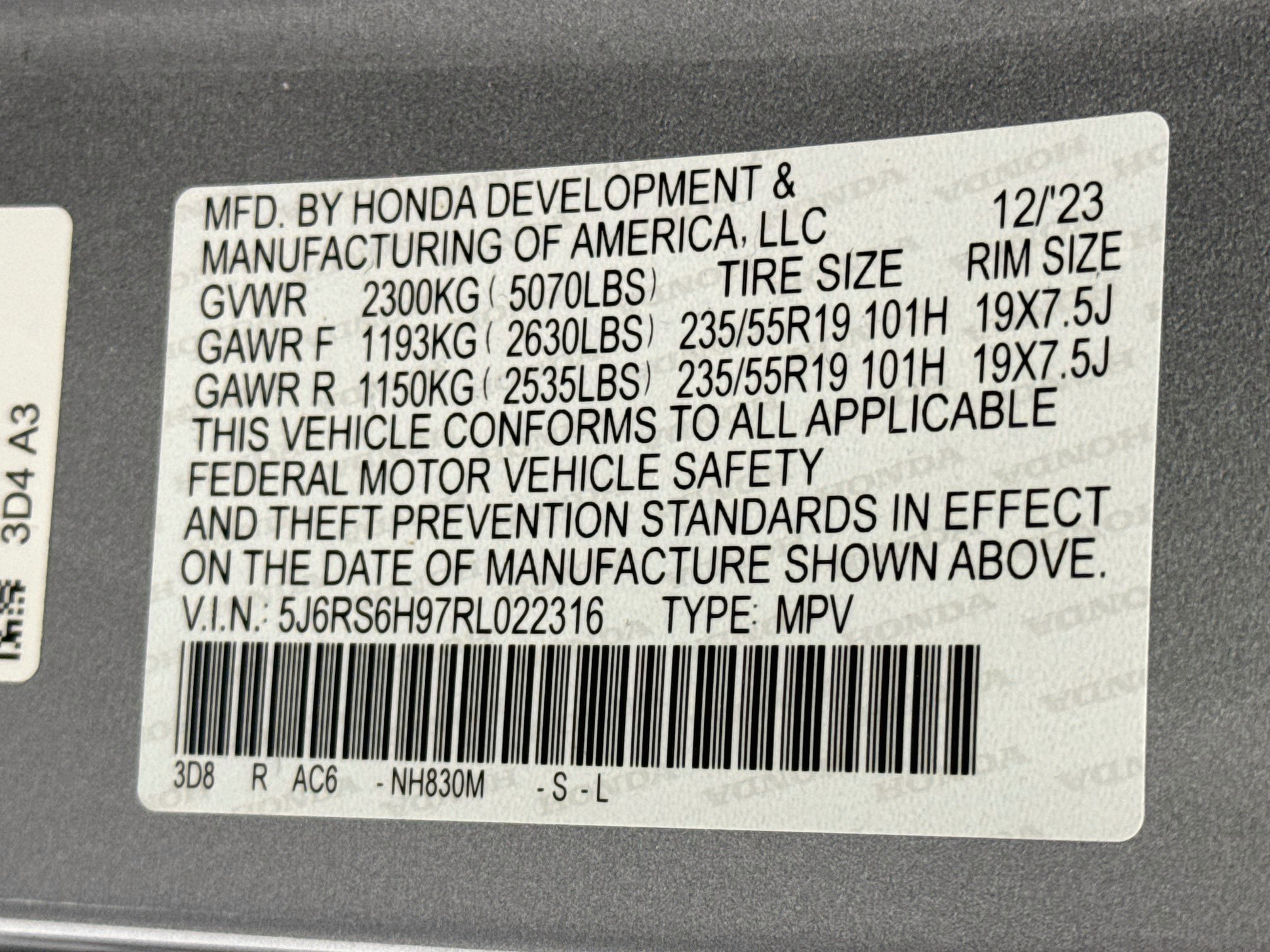 Certified 2024 Honda CR-V Sport Touring image 33