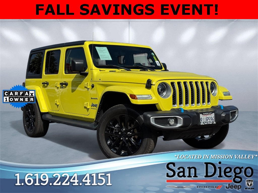 Certified 2023 Jeep Wrangler Unlimited Sahara w/ Cold Weather Group
