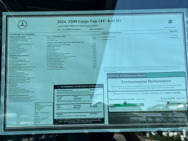 New 2026 Mercedes-Benz Sprinter 2500 image 27