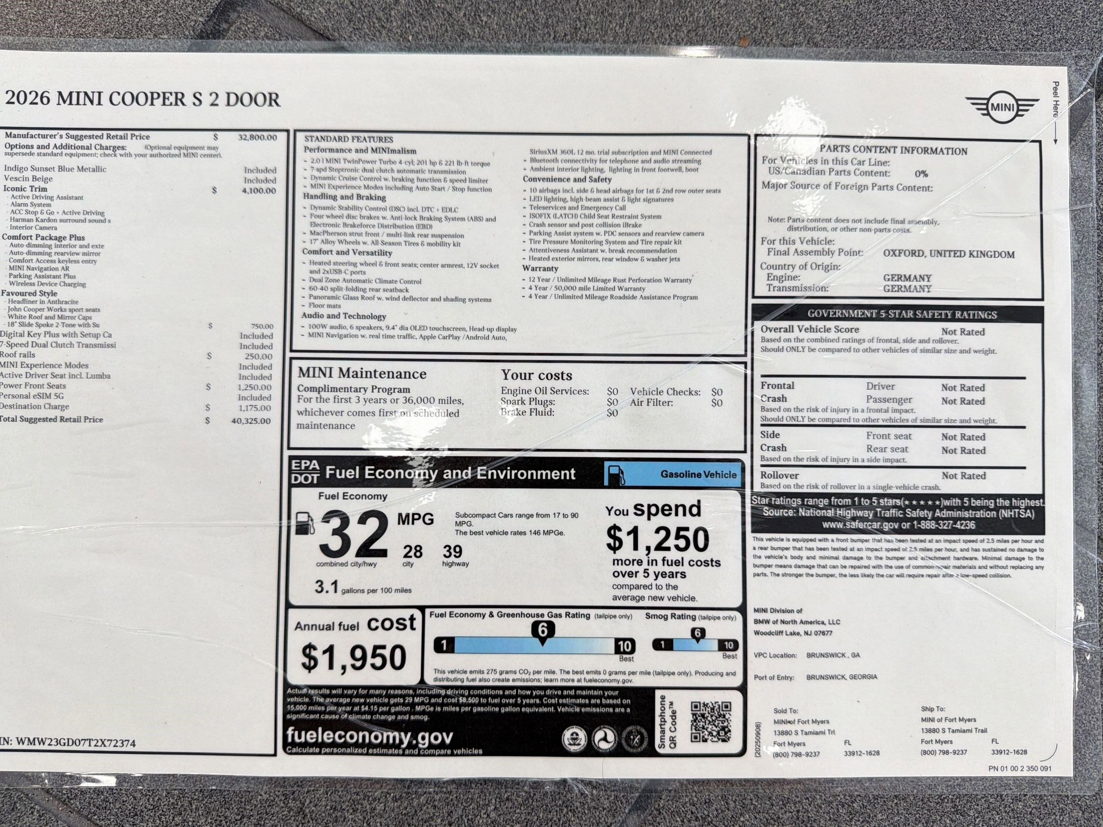 Certified 2026 MINI Cooper S FWD image 35