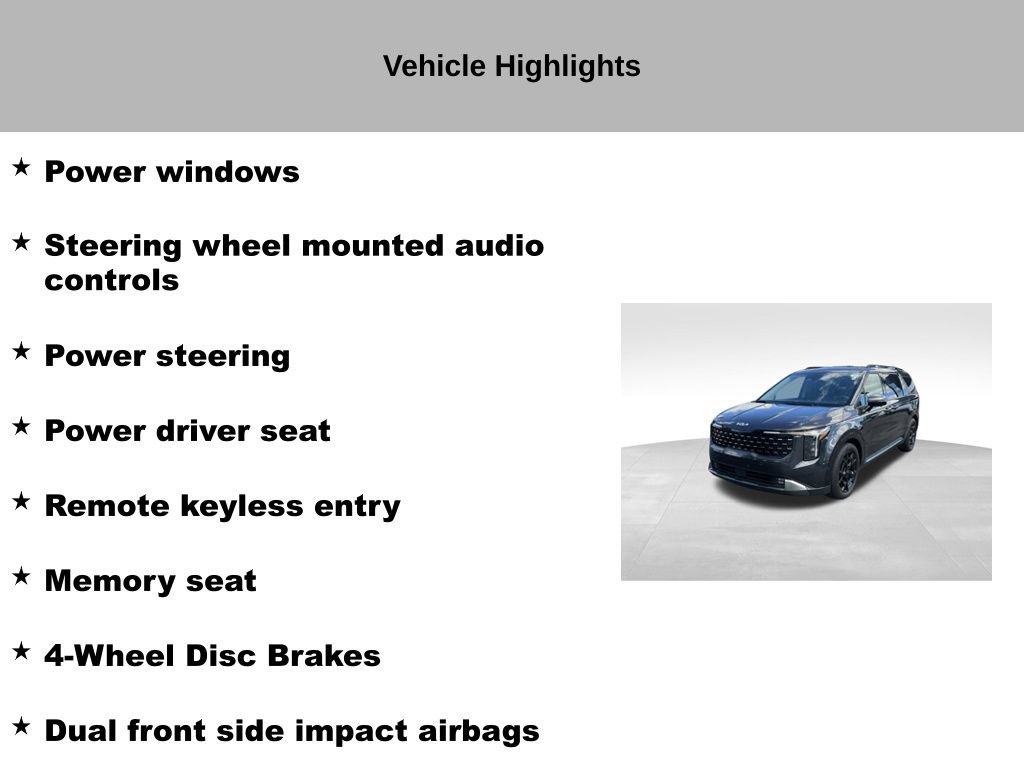 Certified 2025 Kia Carnival SX FWD image 15
