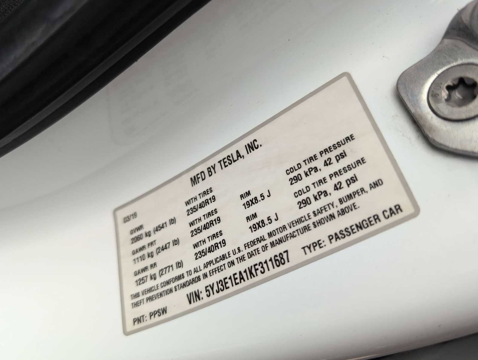 Used 2019 Tesla Model 3 Standard Range Plus image 31