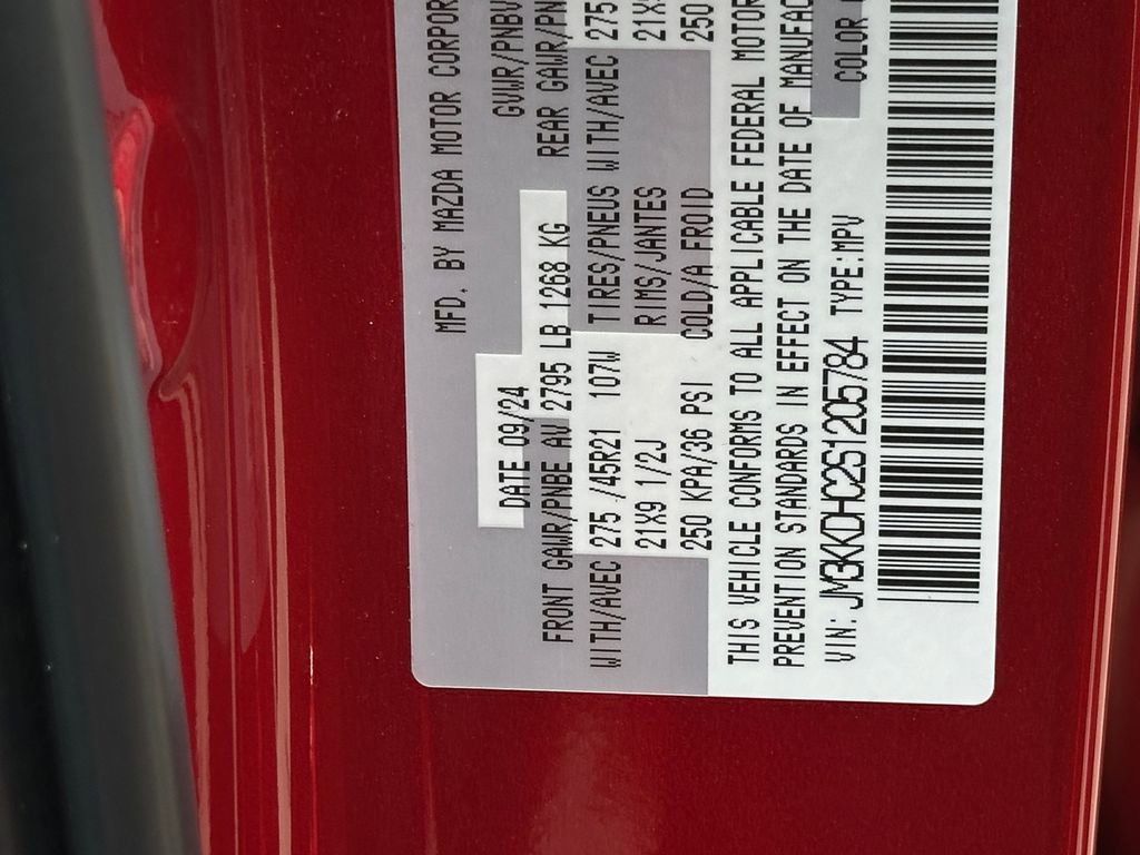 Certified 2025 MAZDA CX-90 3.3 Turbo S w/ Premium Package image 28