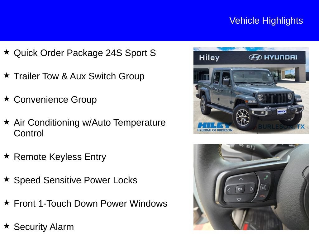 Used 2024 Jeep Gladiator Sport AWD/4WD image 9