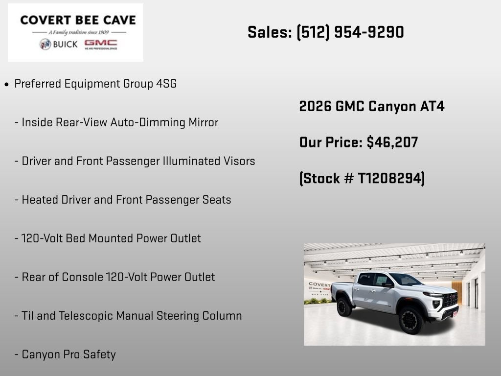New 2026 GMC Canyon AT4 AWD/4WD image 12