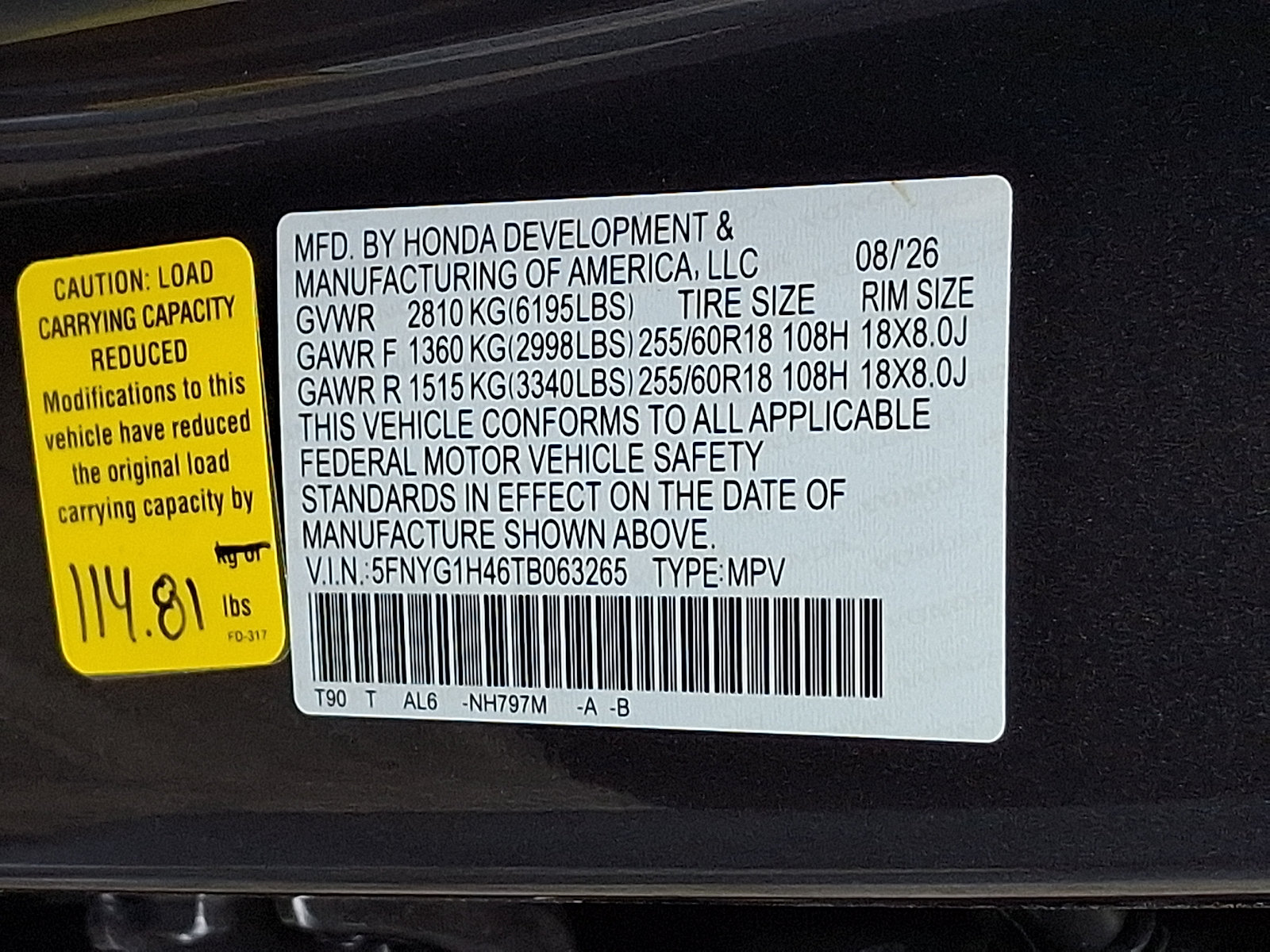 New 2026 Honda Pilot EX-L image 30